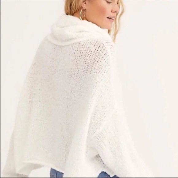 Free People BFF Cowl-Neck Sweater Size Large - Picture 7 of 8